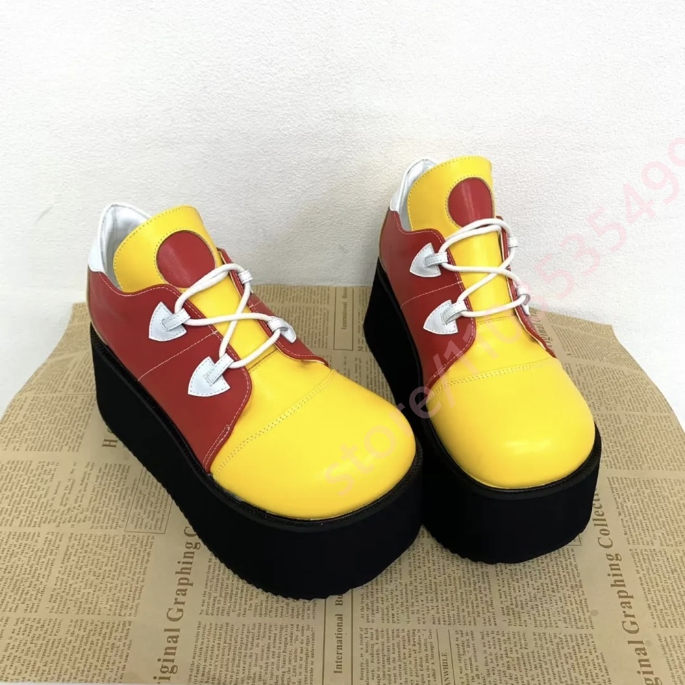 Street Fashion Y2K - Женские кроссовки на платформе с цветными
