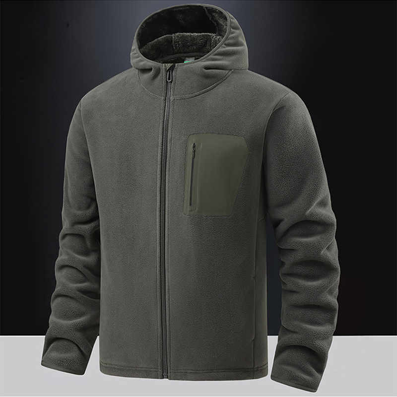 Windbreak Shell Jacket - Зимние мужские флисовые куртки Polartec, модные