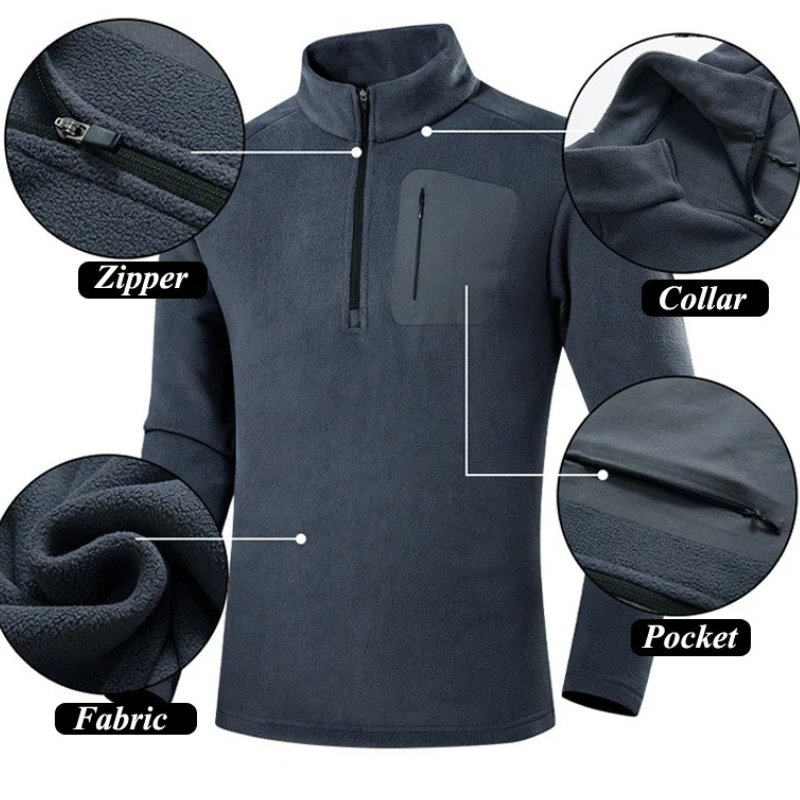 Windbreak Shell Jacket - Осенне-зимние мужские флисовые куртки Polartec, спортивные