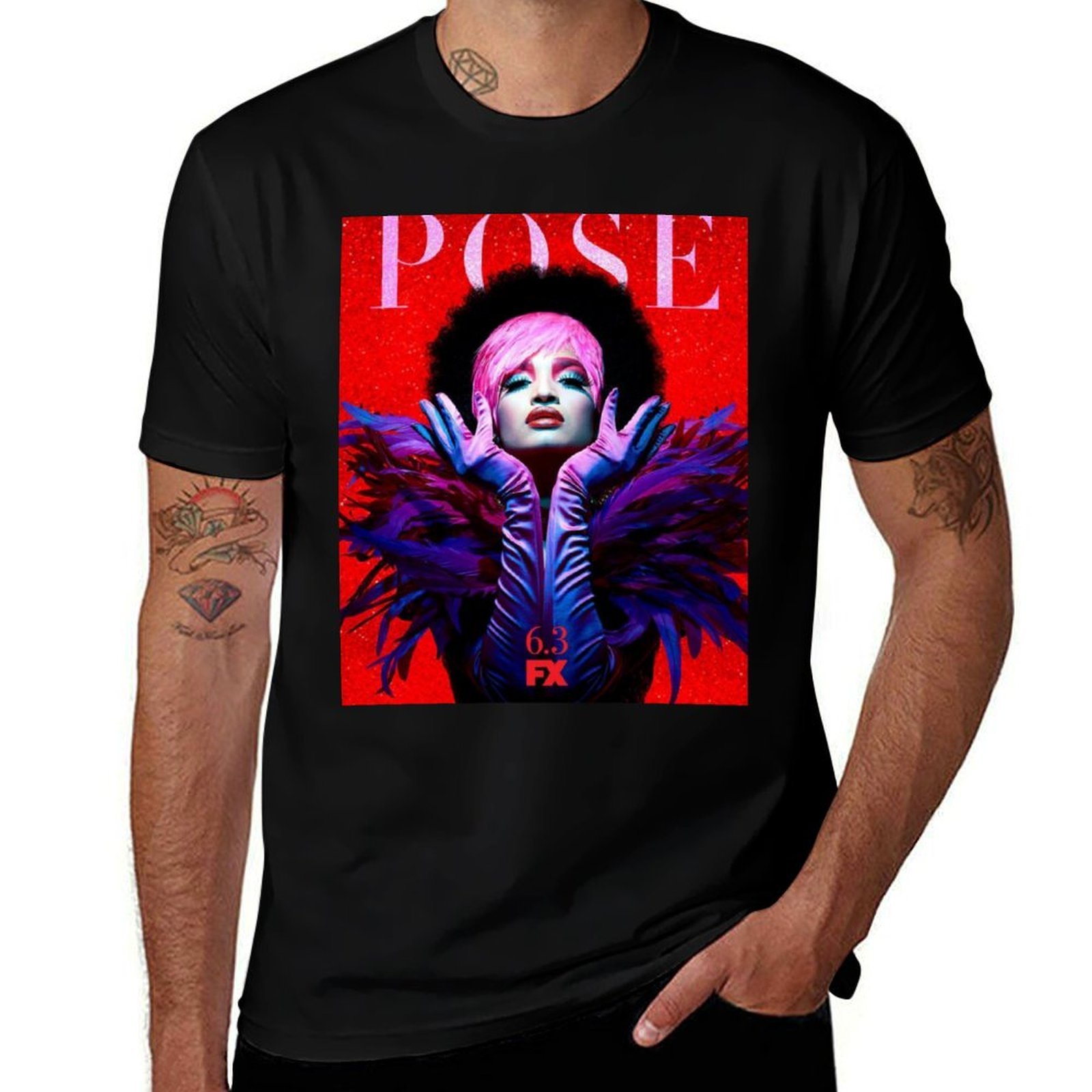 Street Fashion Pose - Футболка POSE в стиле уличной моды,