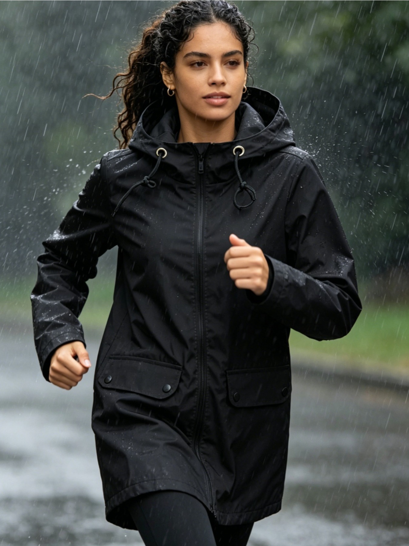 Windbreak Shell Jacket - Легкая водонепроницаемая куртка-дождевик для женщин, с