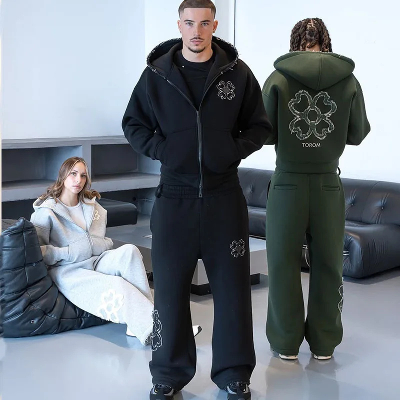 Весенне-осенний комплект: худи – обзор и цена Street Fashion Y2K