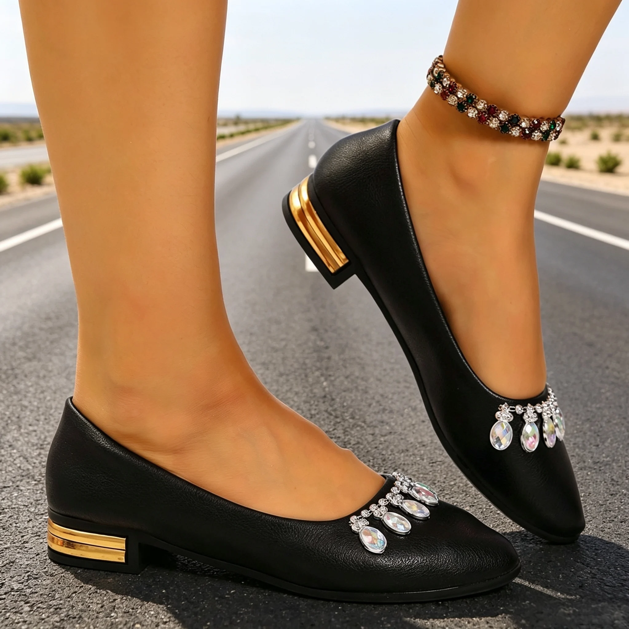 Женские балетки с заостренным  – обзор и цена Street Fashion Women