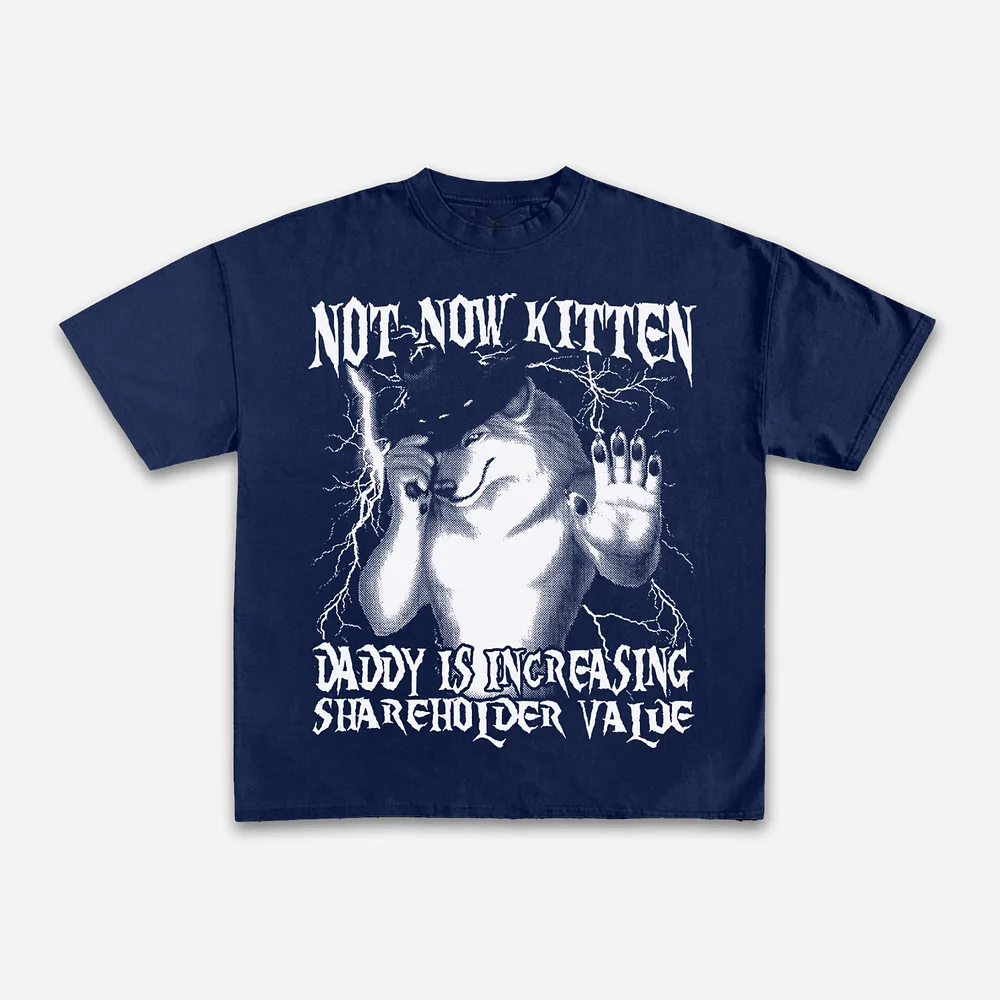 Футболка Not Now Kitten Daddy  – обзор и цена Street Fashion Now